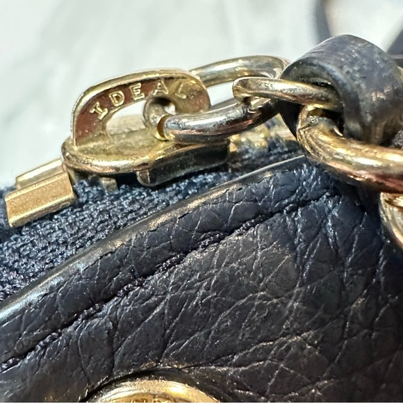 Authentic Coach MIA Shoulder Bag - Navy Blue | F28966 | Refined Pebble Leather - Picture 5 of 16